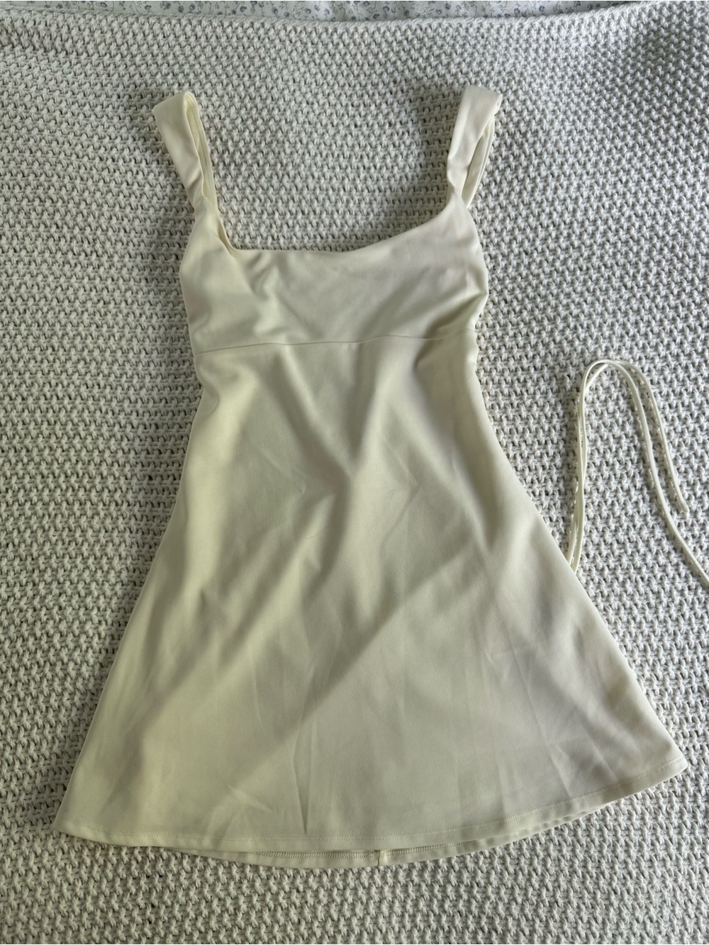 Lucy in the Sky Cream Mini Dress